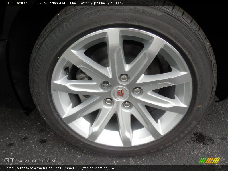 Black Raven / Jet Black/Jet Black 2014 Cadillac CTS Luxury Sedan AWD