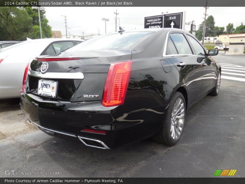 Black Raven / Jet Black/Jet Black 2014 Cadillac CTS Luxury Sedan AWD