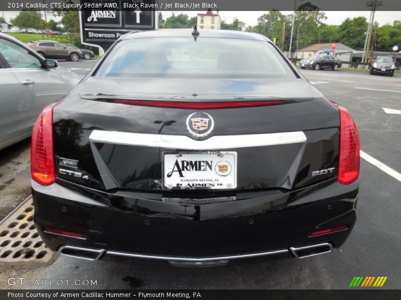 Black Raven / Jet Black/Jet Black 2014 Cadillac CTS Luxury Sedan AWD