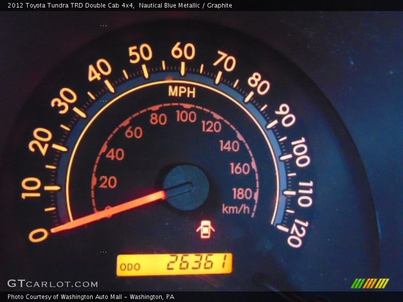 Nautical Blue Metallic / Graphite 2012 Toyota Tundra TRD Double Cab 4x4