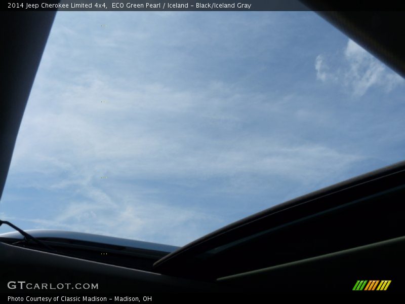 ECO Green Pearl / Iceland - Black/Iceland Gray 2014 Jeep Cherokee Limited 4x4