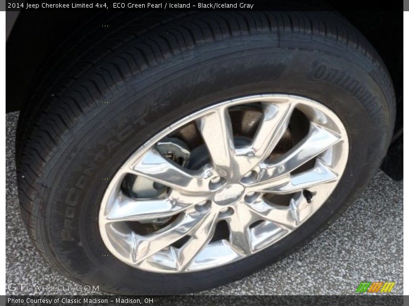 ECO Green Pearl / Iceland - Black/Iceland Gray 2014 Jeep Cherokee Limited 4x4