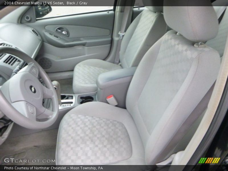 Black / Gray 2004 Chevrolet Malibu LS V6 Sedan