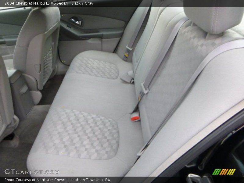 Black / Gray 2004 Chevrolet Malibu LS V6 Sedan