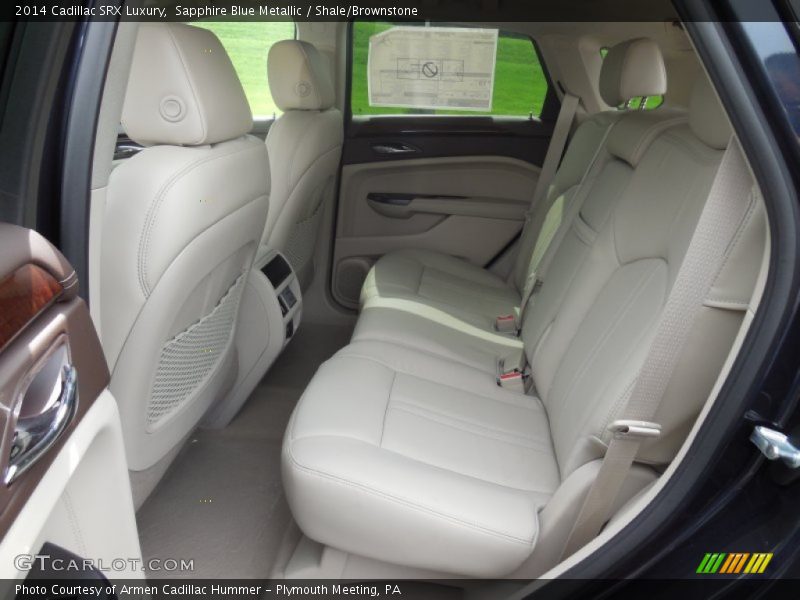 Sapphire Blue Metallic / Shale/Brownstone 2014 Cadillac SRX Luxury