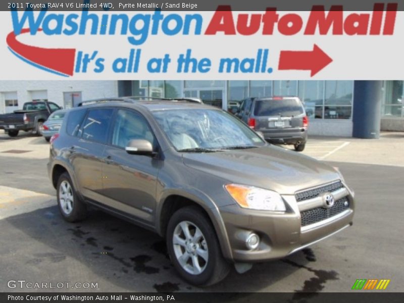 Pyrite Metallic / Sand Beige 2011 Toyota RAV4 V6 Limited 4WD