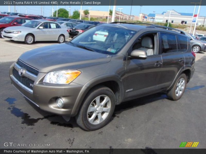 Pyrite Metallic / Sand Beige 2011 Toyota RAV4 V6 Limited 4WD