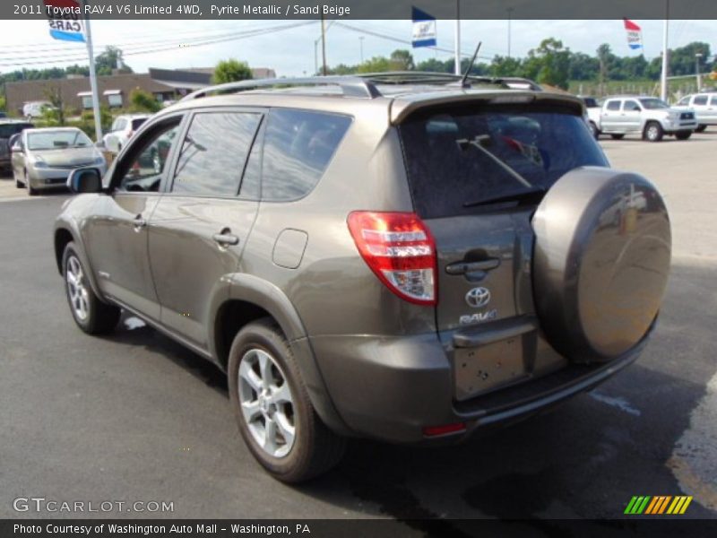 Pyrite Metallic / Sand Beige 2011 Toyota RAV4 V6 Limited 4WD