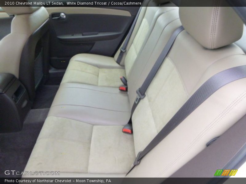 White Diamond Tricoat / Cocoa/Cashmere 2010 Chevrolet Malibu LT Sedan