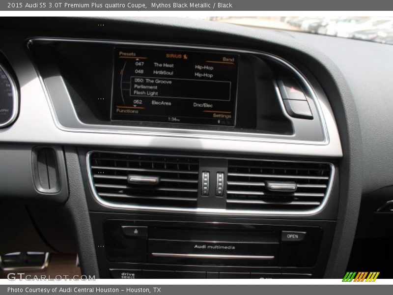 Mythos Black Metallic / Black 2015 Audi S5 3.0T Premium Plus quattro Coupe