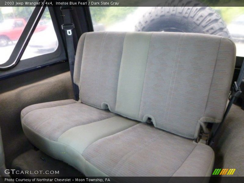 Intense Blue Pearl / Dark Slate Gray 2003 Jeep Wrangler X 4x4