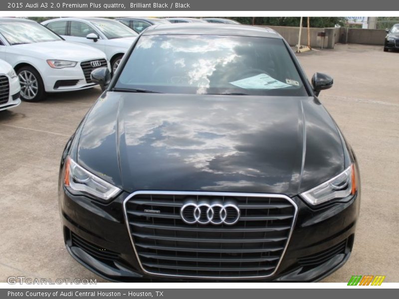 Brilliant Black / Black 2015 Audi A3 2.0 Premium Plus quattro