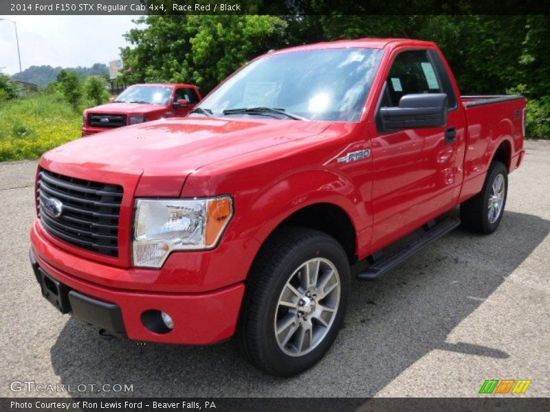 Race Red / Black 2014 Ford F150 STX Regular Cab 4x4