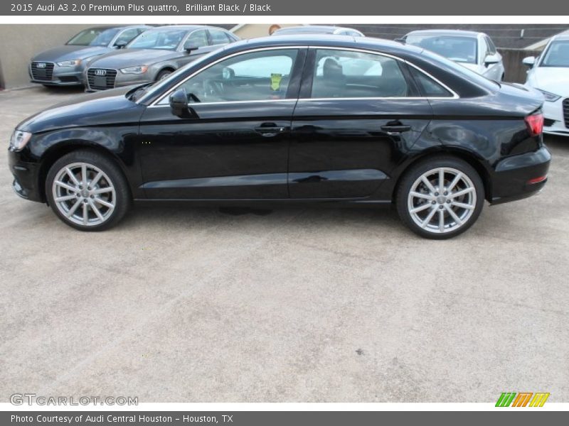 Brilliant Black / Black 2015 Audi A3 2.0 Premium Plus quattro