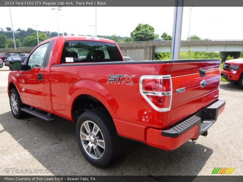 Race Red / Black 2014 Ford F150 STX Regular Cab 4x4