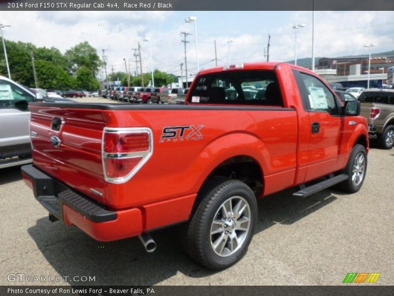 Race Red / Black 2014 Ford F150 STX Regular Cab 4x4