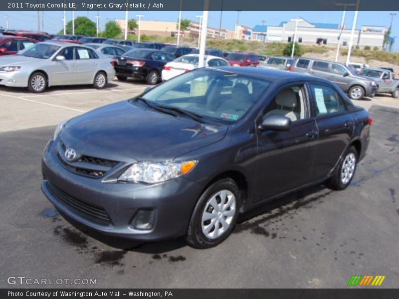 Magnetic Gray Metallic / Ash 2011 Toyota Corolla LE