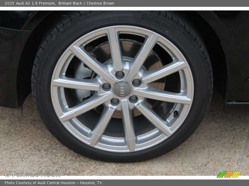 Brilliant Black / Chestnut Brown 2015 Audi A3 1.8 Premium