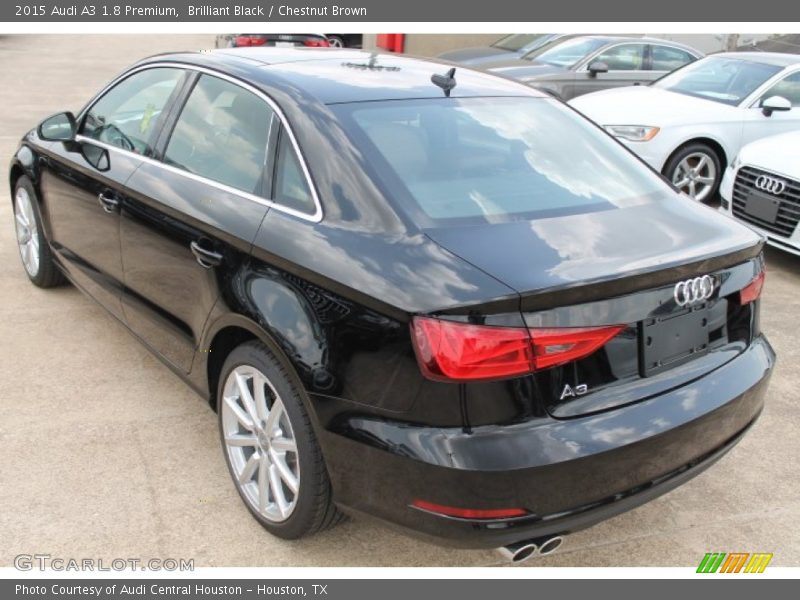 Brilliant Black / Chestnut Brown 2015 Audi A3 1.8 Premium