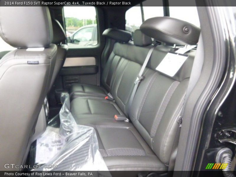 Rear Seat of 2014 F150 SVT Raptor SuperCab 4x4