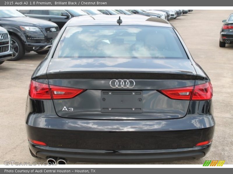 Brilliant Black / Chestnut Brown 2015 Audi A3 1.8 Premium