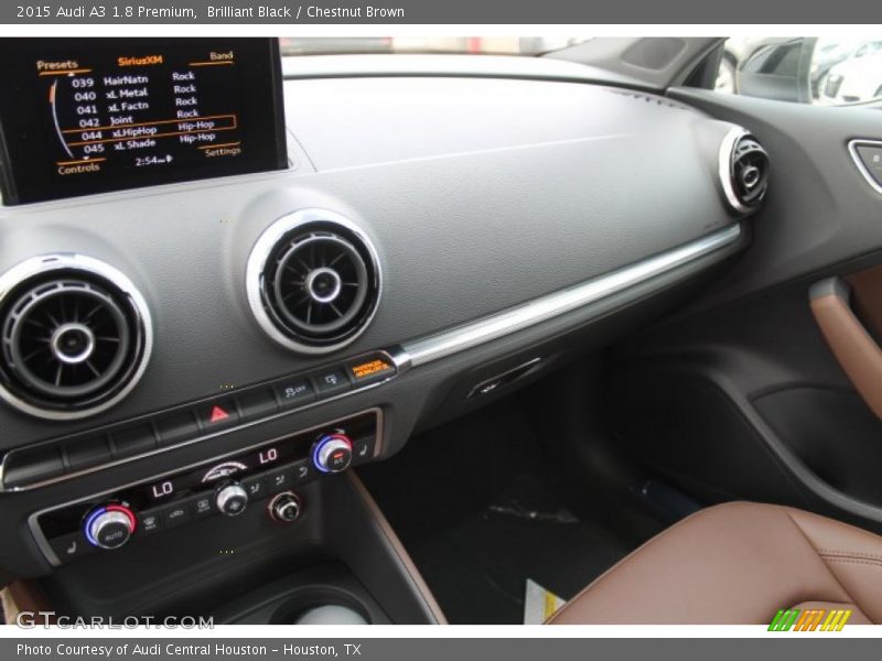 Brilliant Black / Chestnut Brown 2015 Audi A3 1.8 Premium