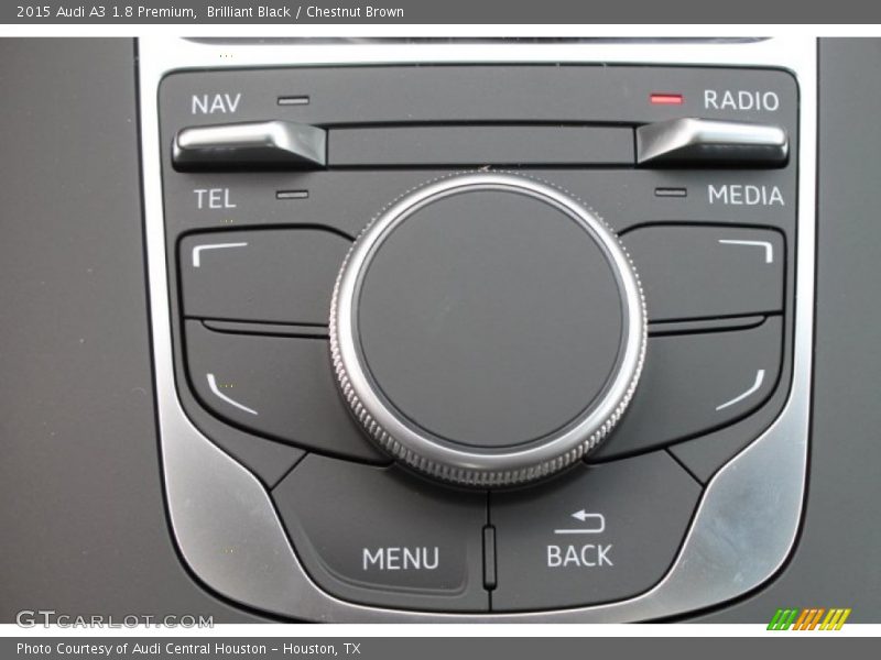 Brilliant Black / Chestnut Brown 2015 Audi A3 1.8 Premium