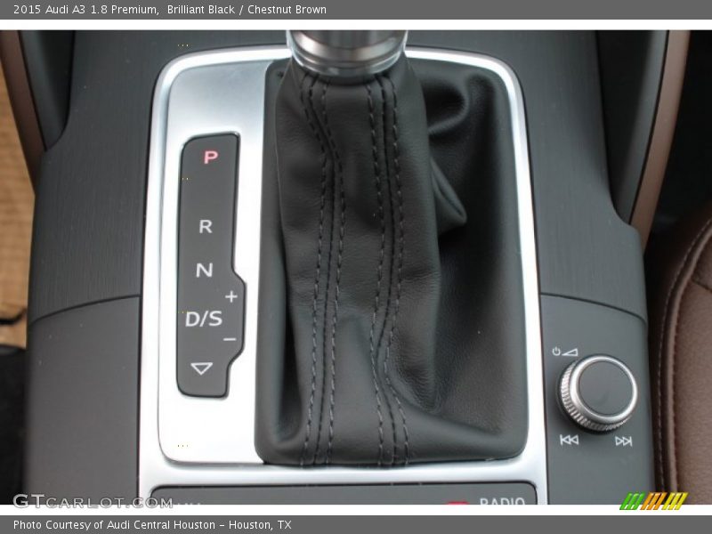 Brilliant Black / Chestnut Brown 2015 Audi A3 1.8 Premium