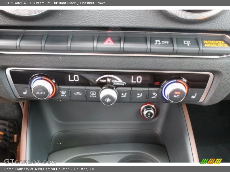 Brilliant Black / Chestnut Brown 2015 Audi A3 1.8 Premium