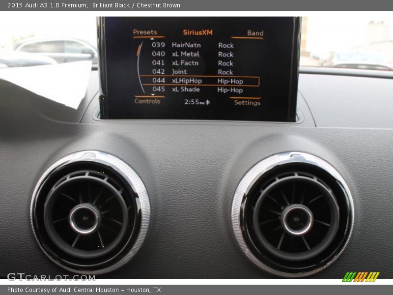 Brilliant Black / Chestnut Brown 2015 Audi A3 1.8 Premium