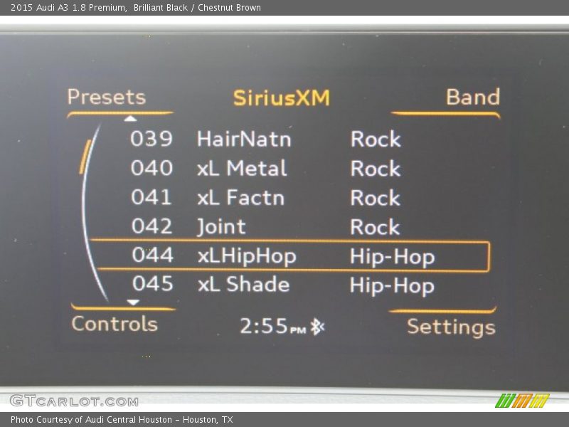 Brilliant Black / Chestnut Brown 2015 Audi A3 1.8 Premium