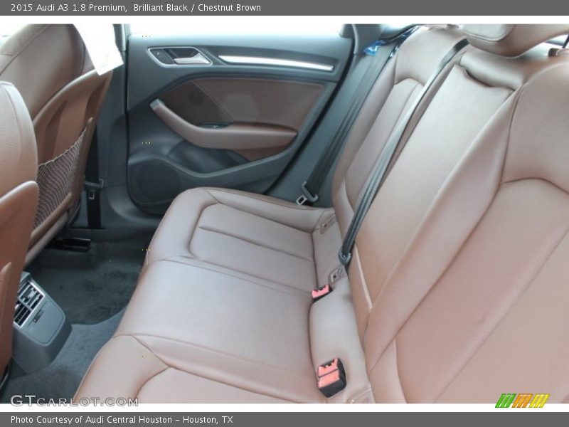 Brilliant Black / Chestnut Brown 2015 Audi A3 1.8 Premium