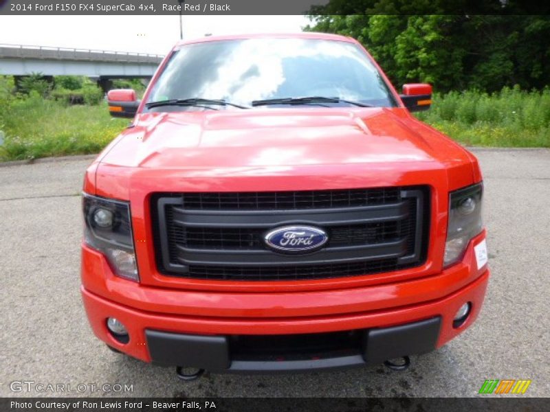 Race Red / Black 2014 Ford F150 FX4 SuperCab 4x4