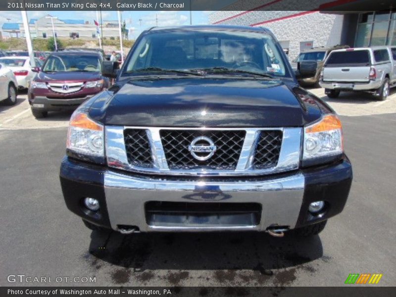 Galaxy Black / Charcoal 2011 Nissan Titan SV King Cab 4x4