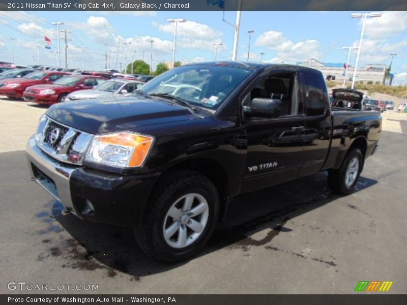 Galaxy Black / Charcoal 2011 Nissan Titan SV King Cab 4x4