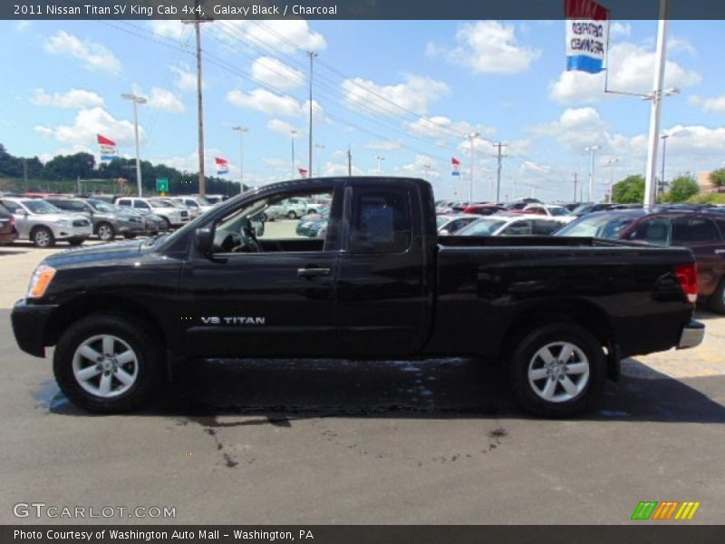 Galaxy Black / Charcoal 2011 Nissan Titan SV King Cab 4x4