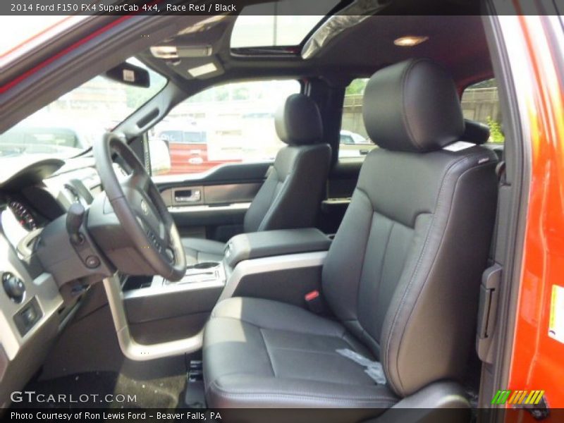Race Red / Black 2014 Ford F150 FX4 SuperCab 4x4