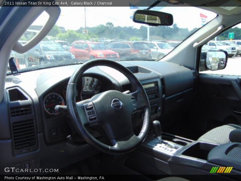 Galaxy Black / Charcoal 2011 Nissan Titan SV King Cab 4x4