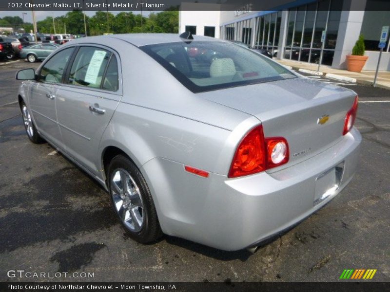 Silver Ice Metallic / Titanium 2012 Chevrolet Malibu LT