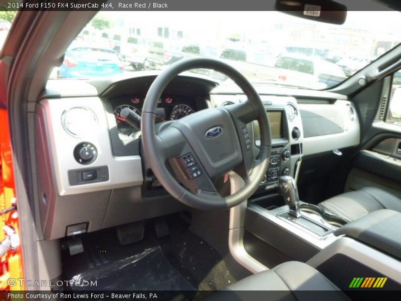 Race Red / Black 2014 Ford F150 FX4 SuperCab 4x4