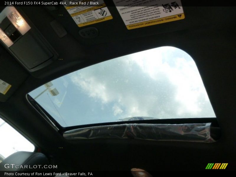 Race Red / Black 2014 Ford F150 FX4 SuperCab 4x4