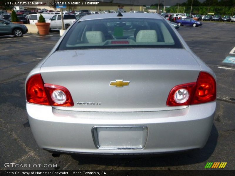 Silver Ice Metallic / Titanium 2012 Chevrolet Malibu LT