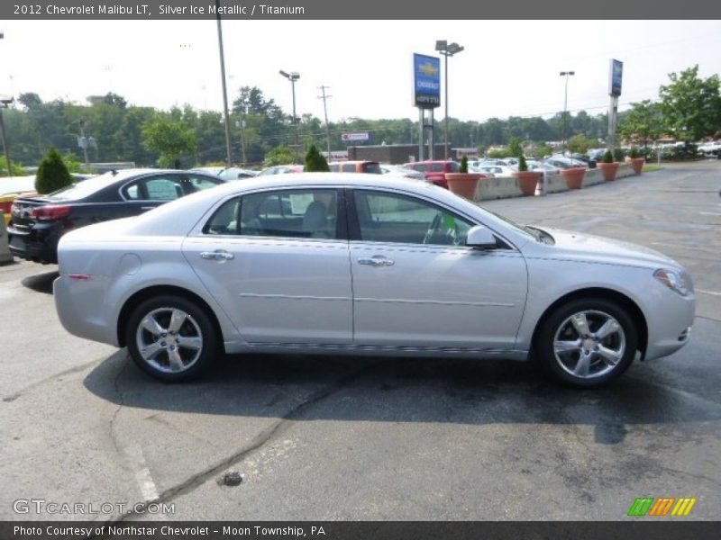 Silver Ice Metallic / Titanium 2012 Chevrolet Malibu LT