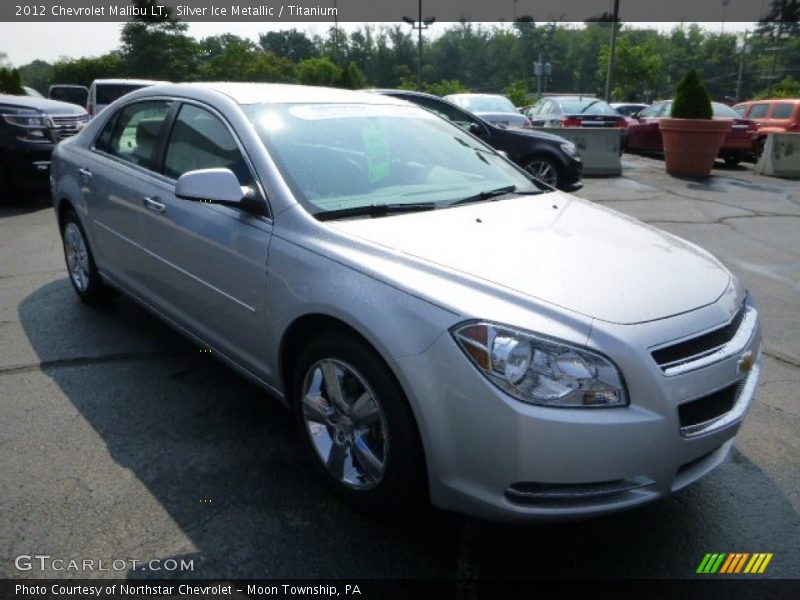 Silver Ice Metallic / Titanium 2012 Chevrolet Malibu LT