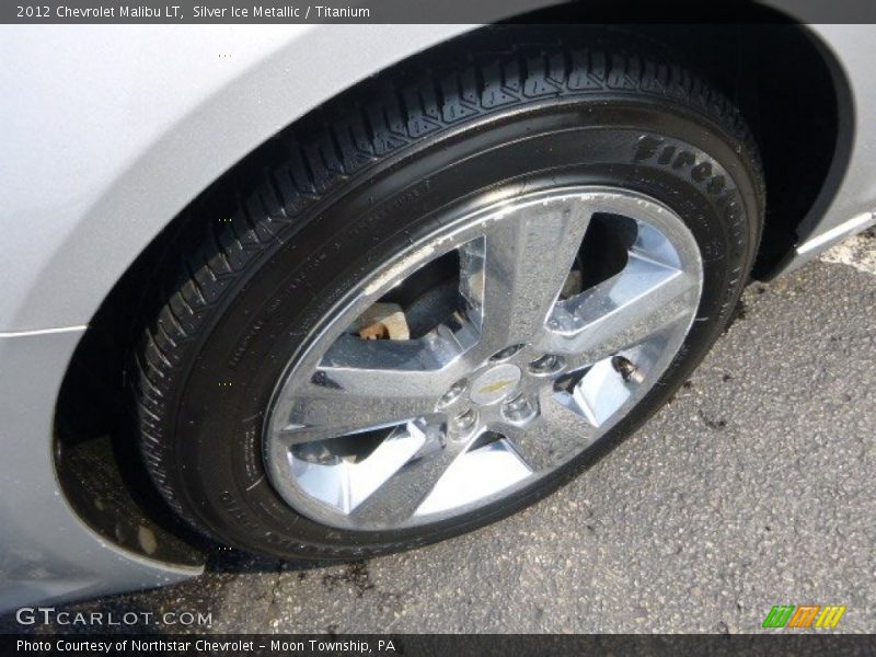 Silver Ice Metallic / Titanium 2012 Chevrolet Malibu LT