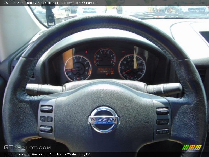 Galaxy Black / Charcoal 2011 Nissan Titan SV King Cab 4x4