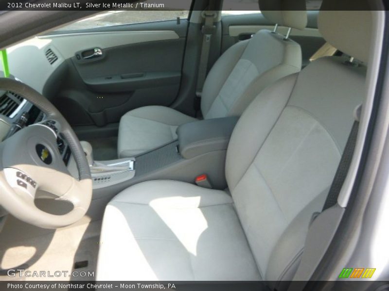 Silver Ice Metallic / Titanium 2012 Chevrolet Malibu LT