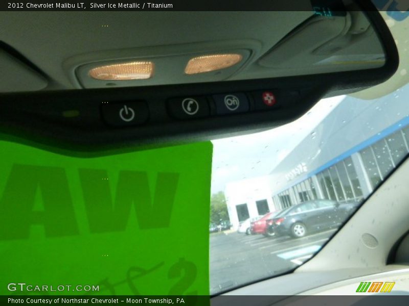 Silver Ice Metallic / Titanium 2012 Chevrolet Malibu LT