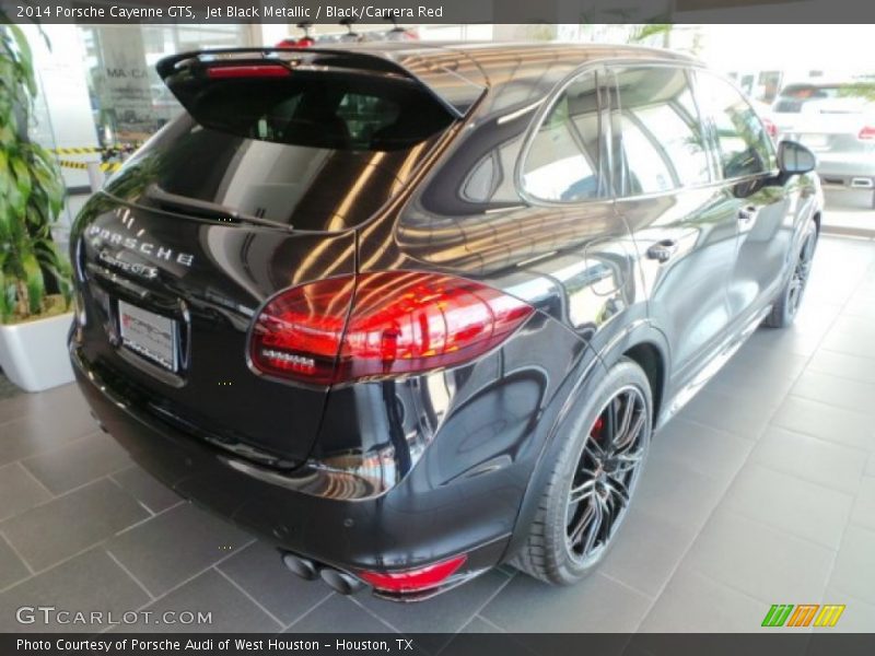 Jet Black Metallic / Black/Carrera Red 2014 Porsche Cayenne GTS