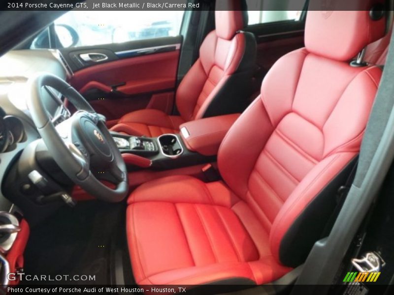 Front Seat of 2014 Cayenne GTS